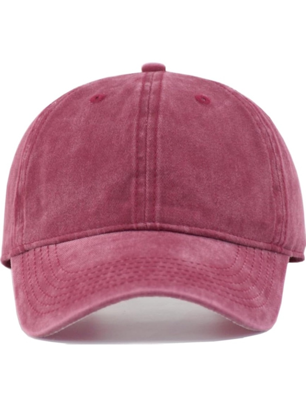 Vintage Cotton Washed Baseball Cap Unstructured Low Profile Adjustable